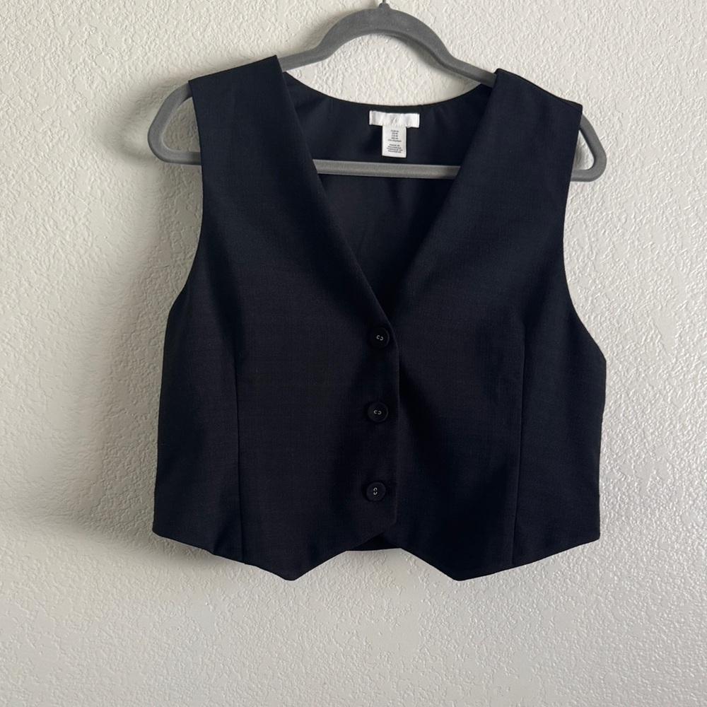 H&M Charcoal Gray Vest Size M